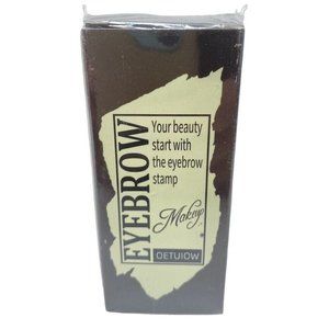 Eyebrow Stamp Stencil Kit NWB - Dark Brown, 1 Step Brow Stamp Shaping Kit Long-L